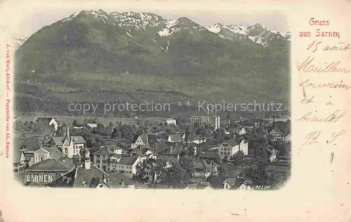 AK / Ansichtskarte Sarnen Obwalden OW Panorama