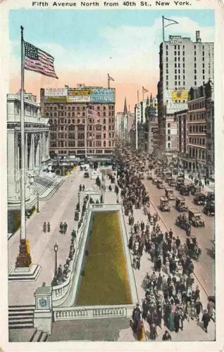 AK / Ansichtskarte NEW YORK City USA Fifth Avenue north from 40th Street