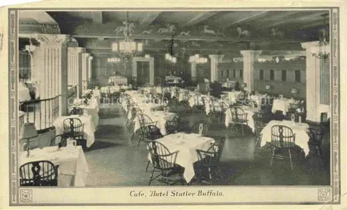 AK / Ansichtskarte Buffalo New York USA Cafe Hotel Statler
