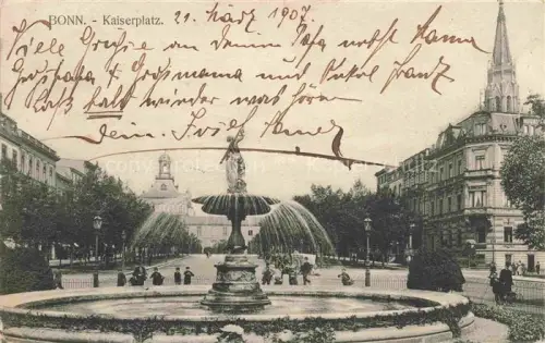 AK / Ansichtskarte BONN Rhein Kaiserplatz