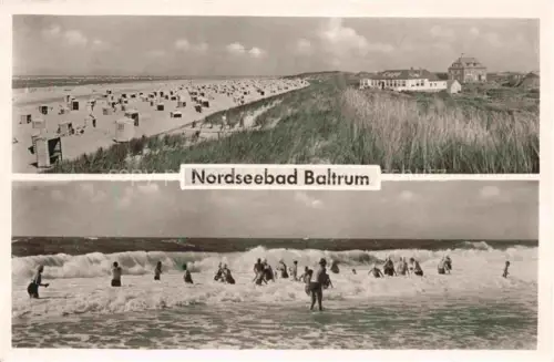 AK / Ansichtskarte BALTRUM Nordseebad Strandleben Strandschloesschen Pension Café