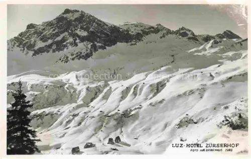 AK / Ansichtskarte Zuers Arlberg Vorarlberg AT Luz-Hotel Zuerserhof Wintersportplatz Alpen