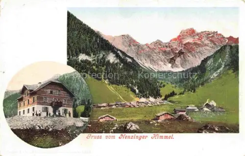 AK / Ansichtskarte Nenzinger Himmel 1367 Nenzing Vorarlberg AT Panorama Alpe und Feriensiedlung