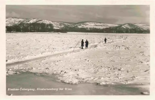AK / Ansichtskarte Klosterneuburg Eisstoss-uebergang