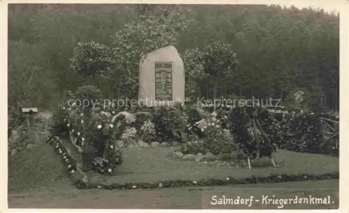 AK / Ansichtskarte Salmdorf Salmov Mikulasovice Nixdorf DECIN Ustecky Kraj CZ Kriegerdenkmal