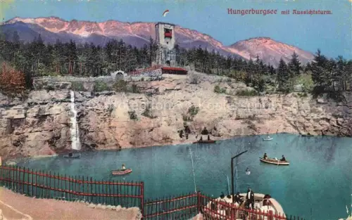 AK / Ansichtskarte INNSBRUCK Tirol AT Hungerburgsee mit Aussichtsturm