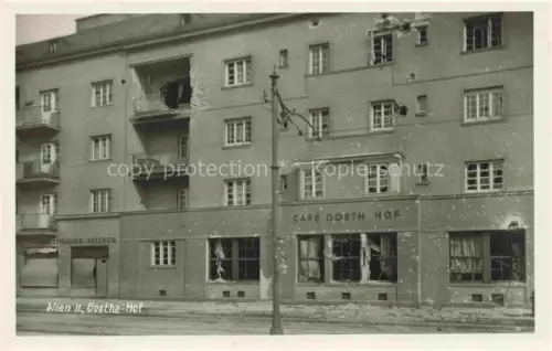 AK / Ansichtskarte WIEN AT Café Goethe-Hof