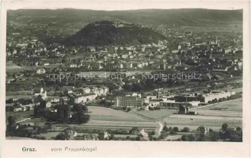 AK / Ansichtskarte GRAZ  Steiermark AT Panorama Blick vom Frauenkogel