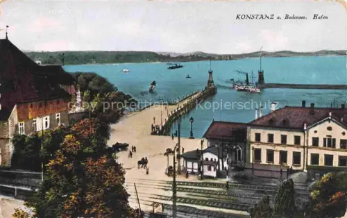 AK / Ansichtskarte KONSTANZ Bodensee BW Hafen