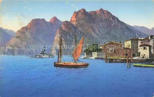 AK / Ansichtskarte Torbole Lago di Garda Trento IT La Rocchetta e strada Ponale