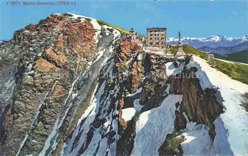 AK / Ansichtskarte Monte-Generoso 1704m Lugano TI Berghaus