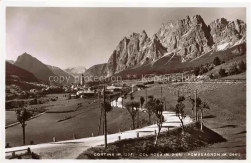 AK / Ansichtskarte Cortina d Ampezzo Veneto IT Col Rosa Pomagagnon