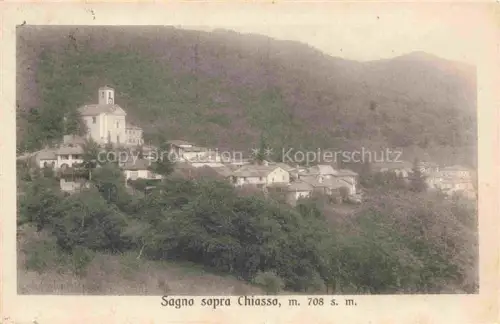 AK / Ansichtskarte Sagno Chiasso Mendrisio TI Panorama