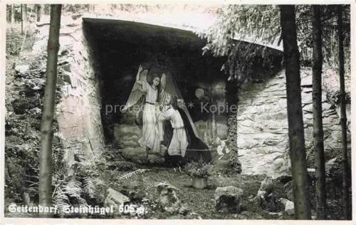 AK / Ansichtskarte Seitendorf  Schreckendorf Glatz Riesengebirge PL Steinhuegel Grotte