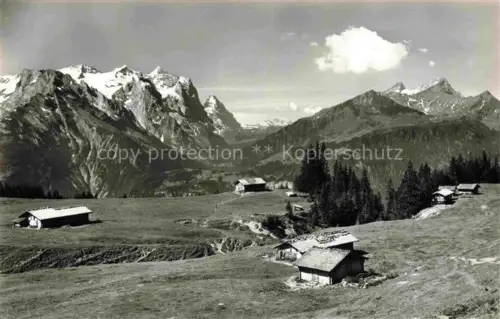 AK / Ansichtskarte Gummenalp Hasliberg Meiringen BE Panorama