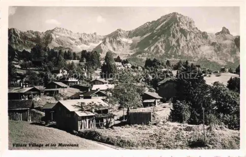 AK / Ansichtskarte Villars-sur-Bex-les-Bains AIGLE VD Village et les Muverans