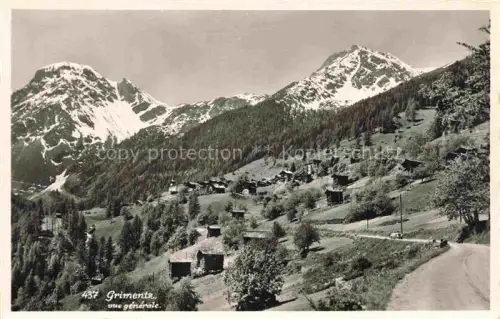 AK / Ansichtskarte Grimentz Grimenz Sierre VS Vue generale