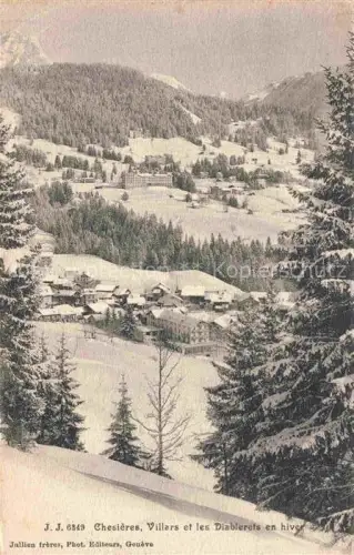 AK / Ansichtskarte Chesieres Aigle VD Villars et les Diablerets en hiver