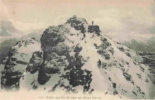 AK / Ansichtskarte Pizol Piz Ol 2847m Vaettis SG Gipfel Graue Hoerner