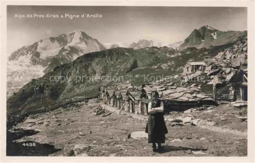 AK / Ansichtskarte Alpe de Praz-Gras Pigne d Arolla 3796m Chanrion VS et Pigne d'Arolla