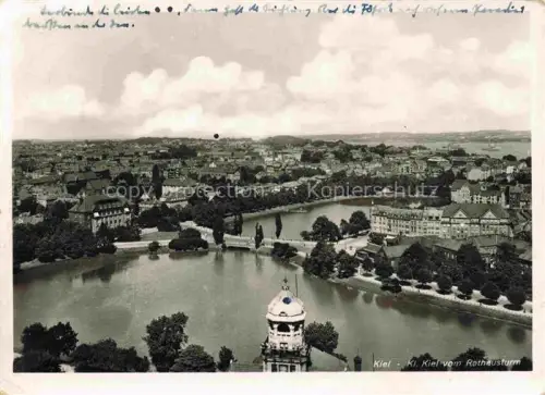 AK / Ansichtskarte KIEL  CITY Klein Kiel Blick vom Rathausturm