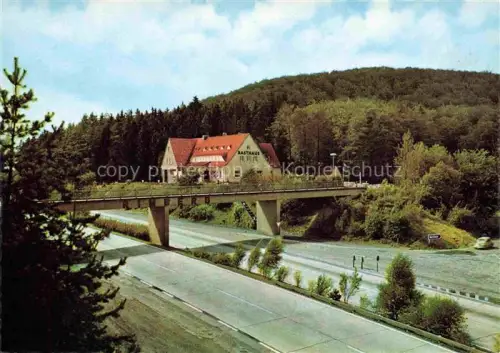 AK / Ansichtskarte Rimberg Bad Hersfeld Hessen Autobahn-Rasthaus