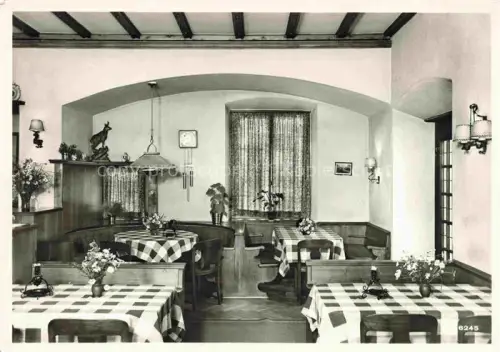 AK / Ansichtskarte Tiefenkastel Tiefencastel Albula GR Posthotel Julier Restaurant