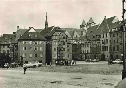 AK / Ansichtskarte Cheb Eger CZ Spalicek Komplex alter Handelshaeuser