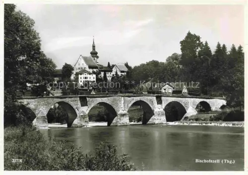 AK / Ansichtskarte Bischofszell TG Bruecke Partie am Fluss