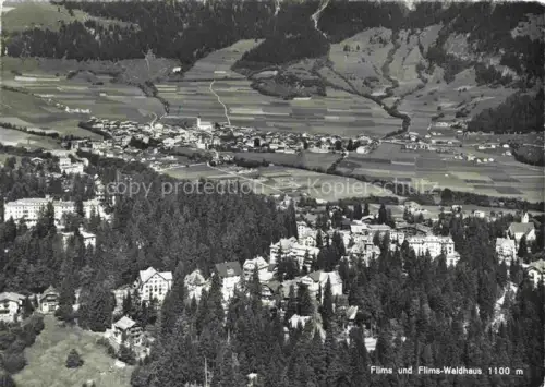 AK / Ansichtskarte Flims GR Panorama Blick gegen Flims-Waldhaus