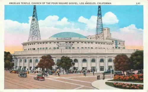 AK / Ansichtskarte LOS ANGELES California USA Angelus Temple Church of the Four Square Gospel