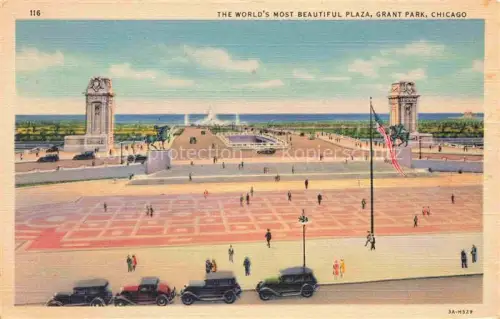 AK / Ansichtskarte CHICAGO  Illinois USA Grant Park