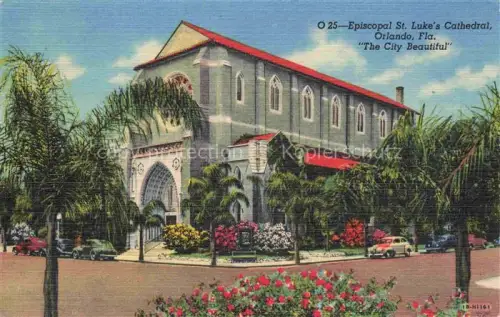 AK / Ansichtskarte Orlando Florida USA Episcopal St Lukes Cathedral