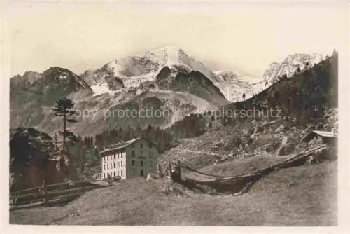 AK / Ansichtskarte Arolla Herens VS Hotel Victoria Panorama