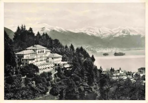 AK / Ansichtskarte Brissago Lago Maggiore TI Hotel Brenscino