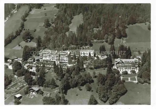 AK / Ansichtskarte Beatenberg Thunersee BE Bibelheim und Bibelschule Fliegeraufnahme