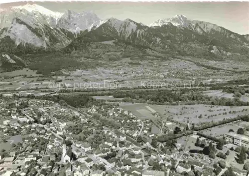 AK / Ansichtskarte Bad Ragaz Ragatz SG Fliegeraufnahme mit Falknis