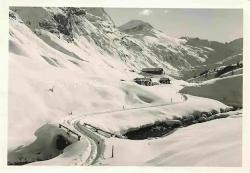 AK / Ansichtskarte Fextal Val Fex Sils Maria GR Winterpanorama