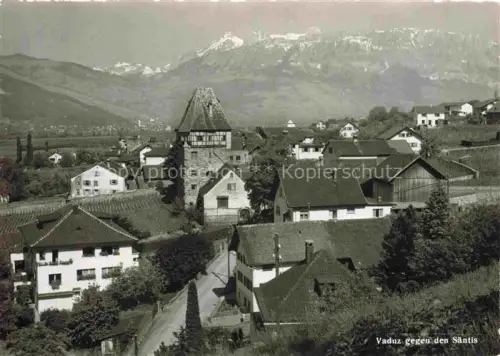 AK / Ansichtskarte Vaduz Liechtenstein FL mit Saentis