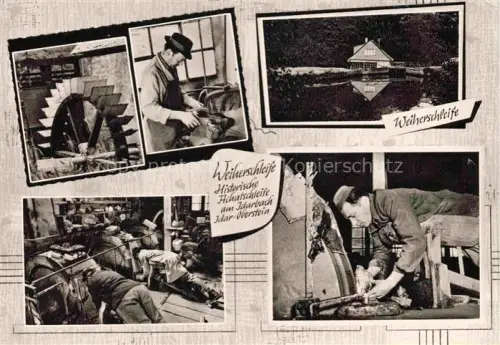 AK / Ansichtskarte Idar -Oberstein Jdar-Oberstein Rheinland-Pfalz Weiherschleife Edelsteinschleiferei