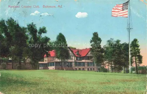 AK / Ansichtskarte Baltimore Maryland USA Maryland Country Club