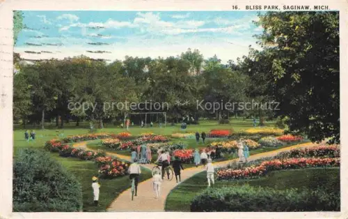 AK / Ansichtskarte Saginaw Michigan USA Bliss Park