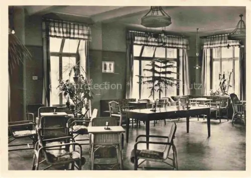 AK / Ansichtskarte Olsberg Hochsauerlandkreis NRW Kneippsanatorium Dr. Gruene Unterhaltungssaal