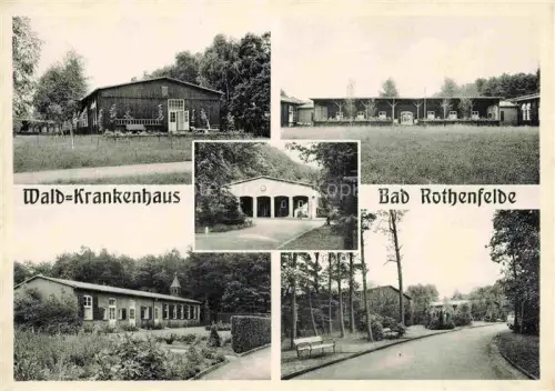 AK / Ansichtskarte Bad Rothenfelde Osnabrueck Niedersachsen Wald-Krankenhaus