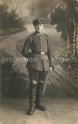 AK / Ansichtskarte Kirchberg Sachsen Soldat Portrait WK1 Studio Rodewisch 