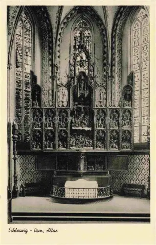 AK / Ansichtskarte SCHLESWIG-CITY Holstein Dom Altar 