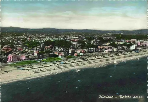 AK / Ansichtskarte RICCIONE RIMINI IT Veduta aerea