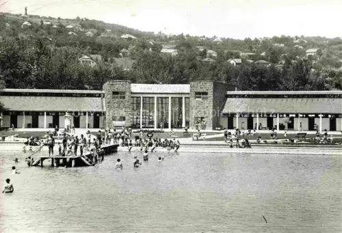 AK / Ansichtskarte Balatonalmadi HU Strand Strandbad am Plattensee