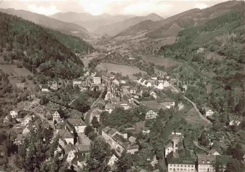 AK / Ansichtskarte Gutachtal Schwarzwaldbahn BW Panorama Blick vom Schloss