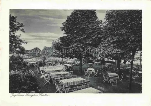 AK / Ansichtskarte Luenen UNNA NRW Jagdhaus Langern Terrasse